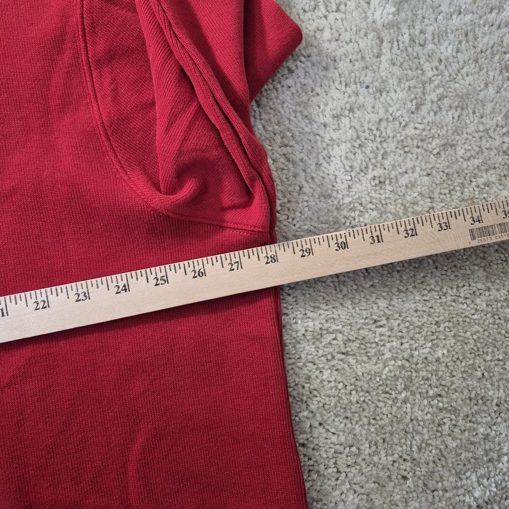 Polo Ralph Lauren Sweatshirt Mens 2XL Red 1/4 Zip Pullover Preppy Academia New